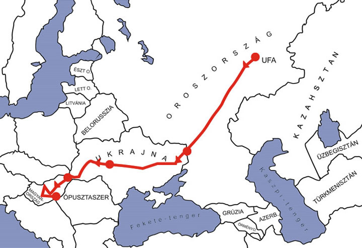 Magna Hungária útvonal