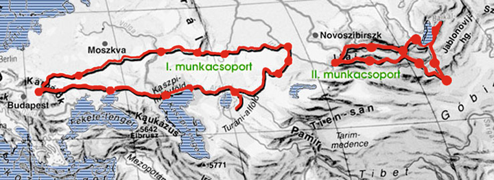 Tisza Szelenga térkép